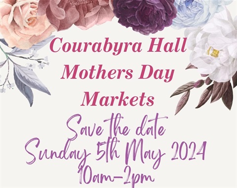 Courabyra Hall Mothers Day Markets 2024