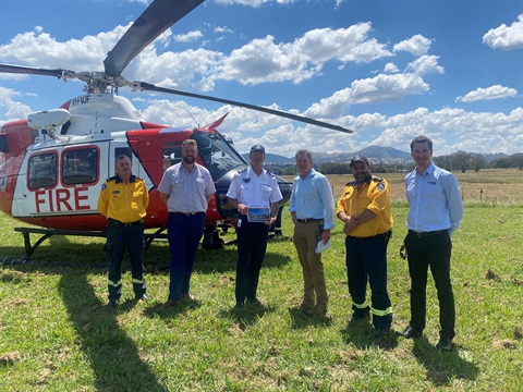 20230207 - Masterplan discussion with RFS Deputy Commissioner - Tumut Aerodrome.jpg