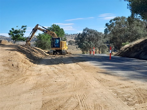 Brungle Road Black Spot Works March 2023