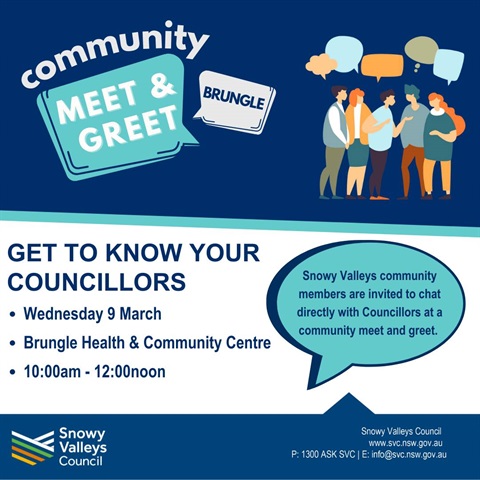Community meet and greet Brungle