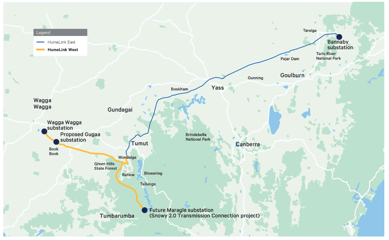 HumeLink Map.png