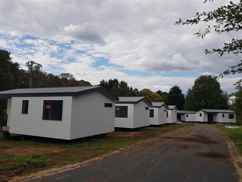 New cabins for Batlow Caravan Park