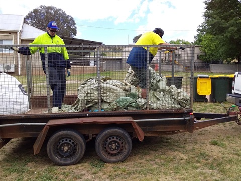 Valmar Staff helping to collect the silage.jpg